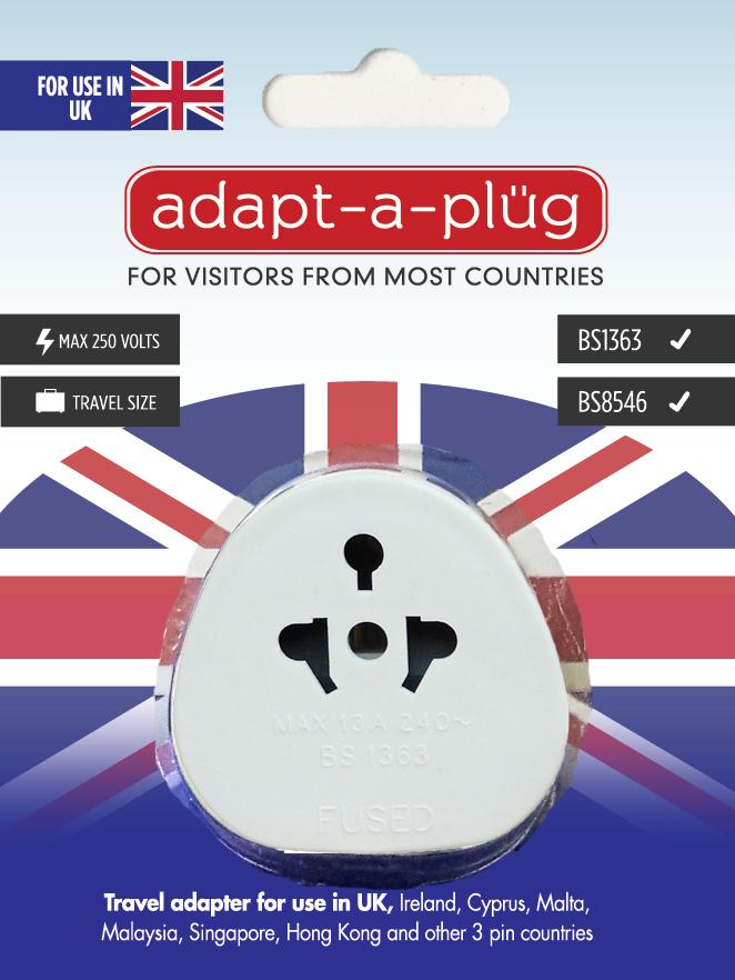 Travel Adapter For Use in UK