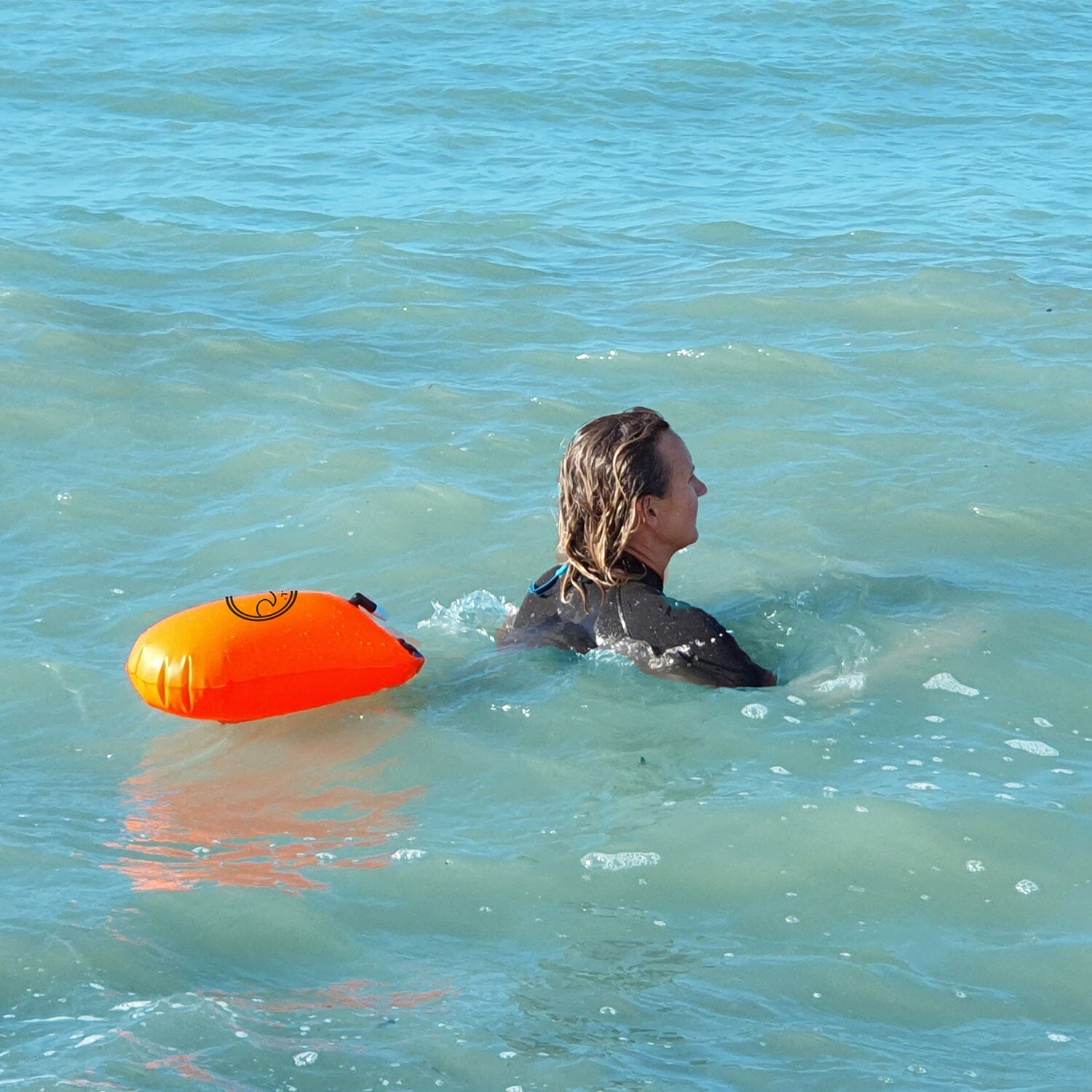 Open Water Swimming With Tow Float in UK