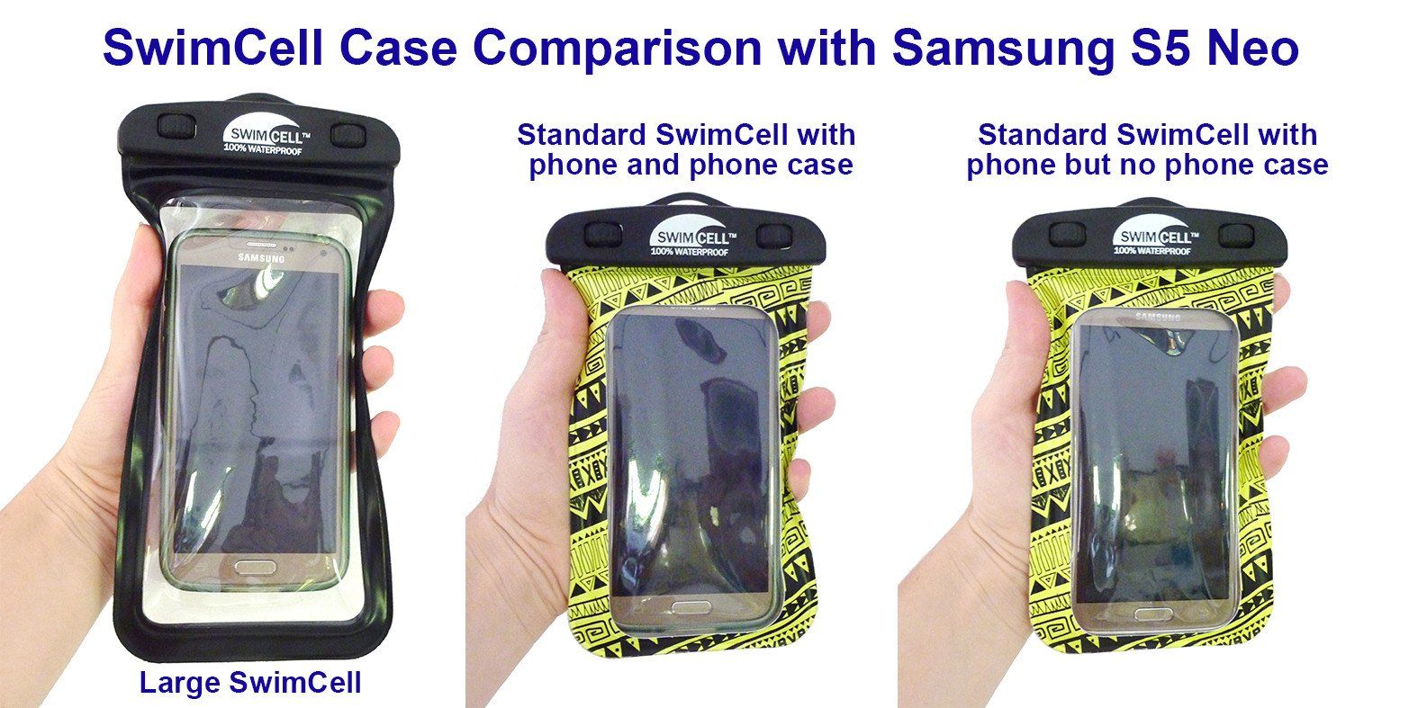Which Size SwimCell Waterproof Case Should I Buy?