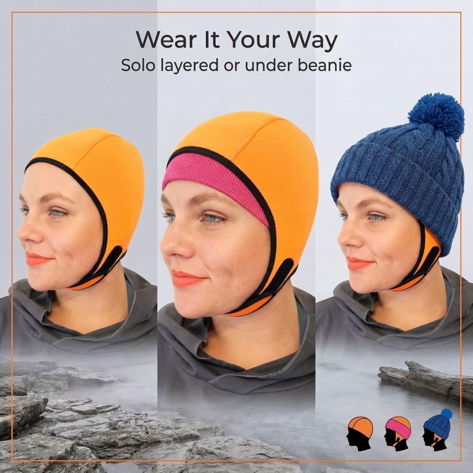 How to Keep Your Head Warm When Swimming Outdoors