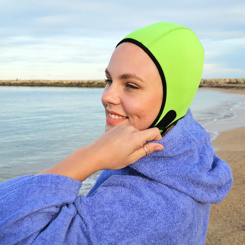 Neoprene Swimming Hat Green