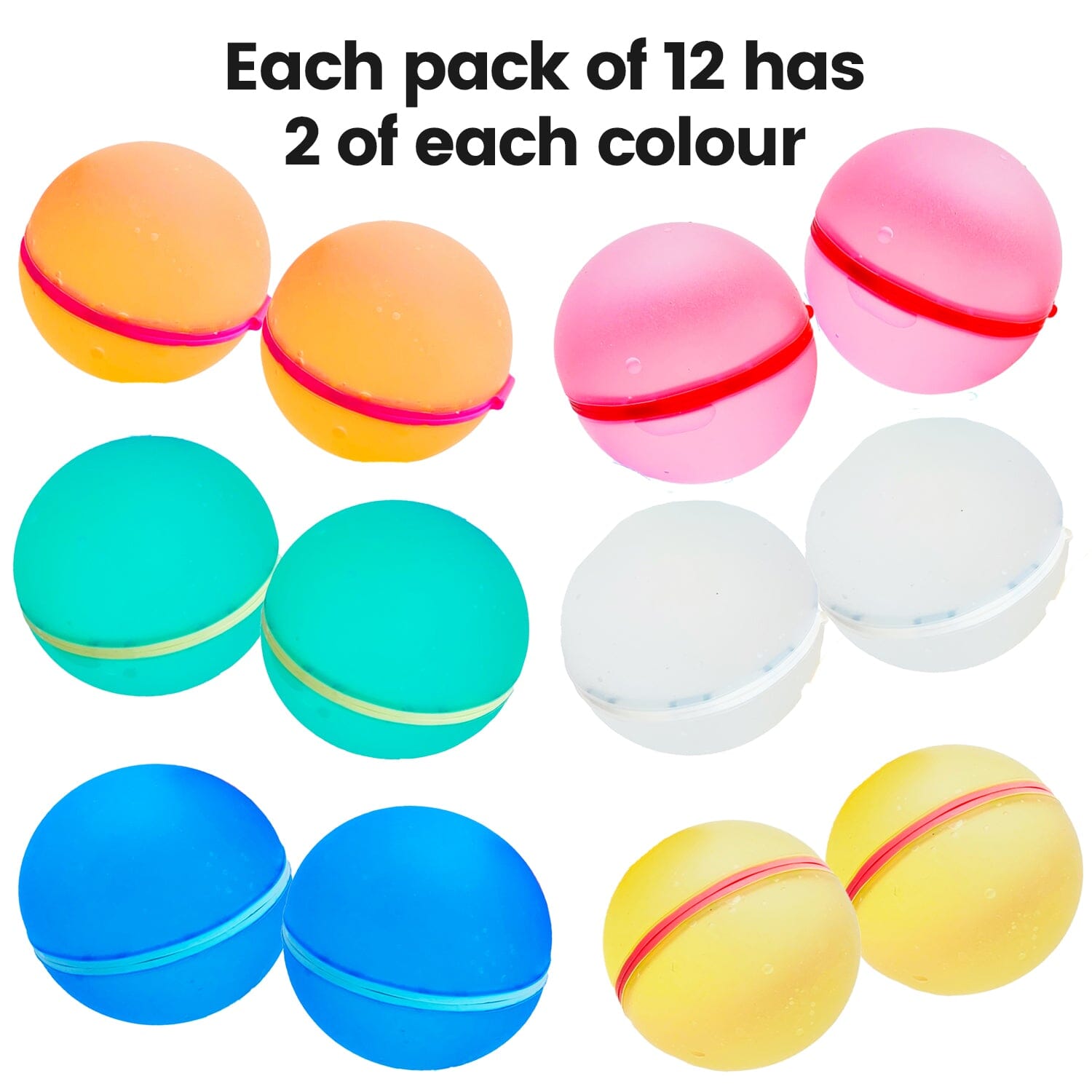 SwimCell Magnetic Water Balloons Self Sealing Water Bombs