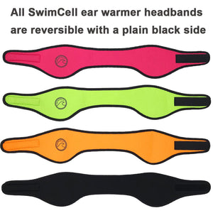 SwimCell 4mm neoprene ear warmer headband with velcro