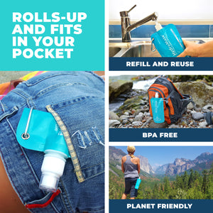 HydraMate Collapsible Water Bottle