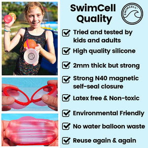 swimcell magnetic water balloons quality