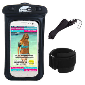 SwimCell Waterproof Phone Armband Case