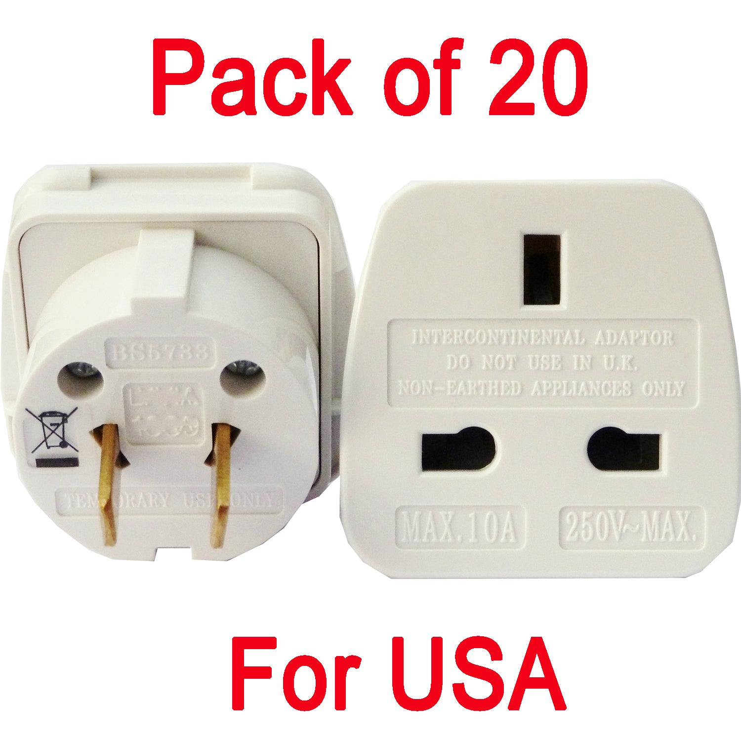 Discount travel adapter plugs for usa