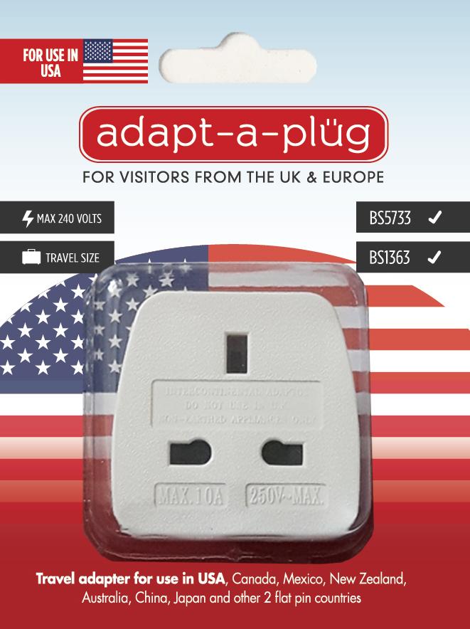 Travel Adapter For Use in USA