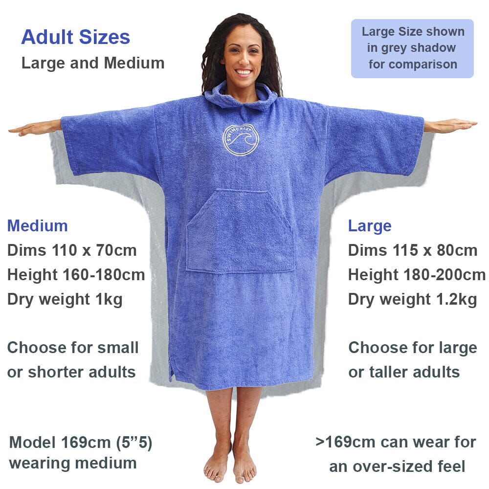 Toweling Rode Towelling Changing Robe 100% Cotton