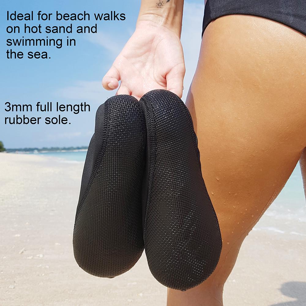 Water socks with rubber soles 2025