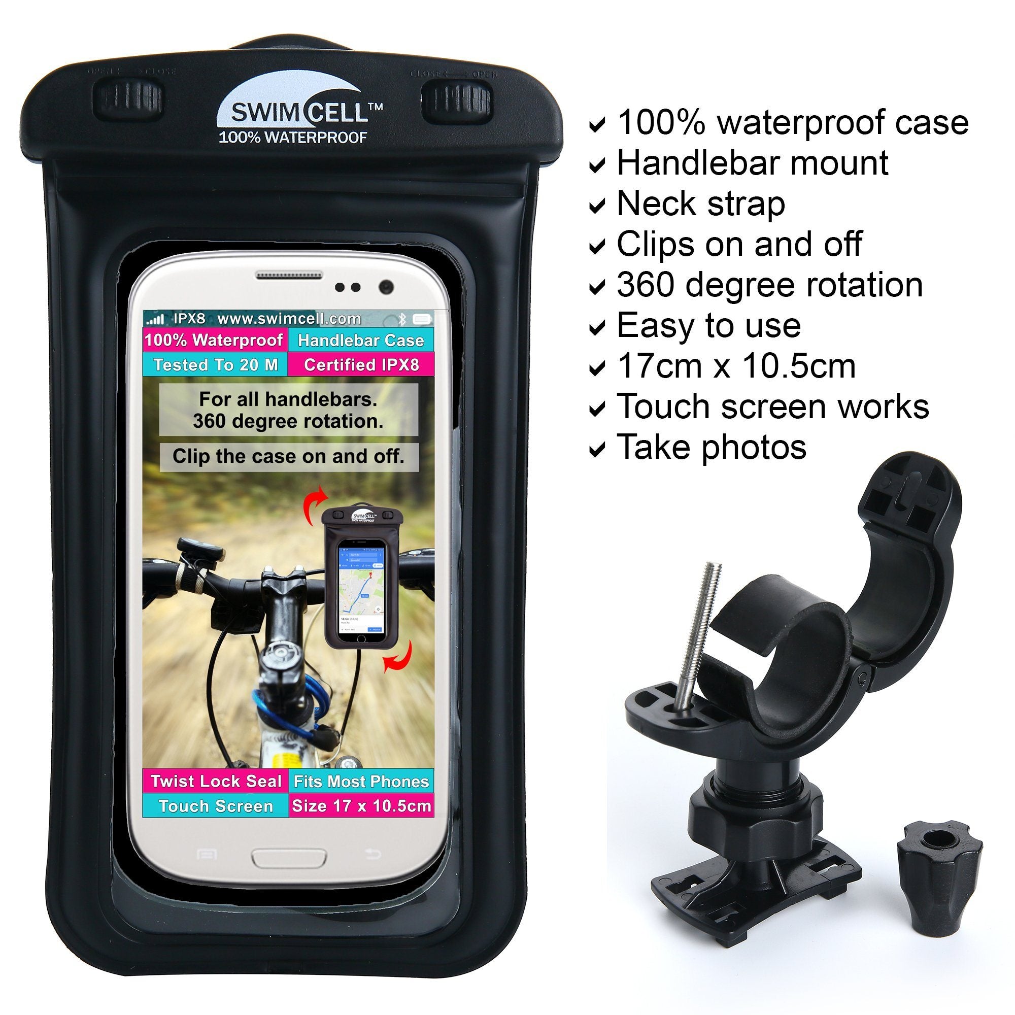 SwimCell Bike Case Waterproof