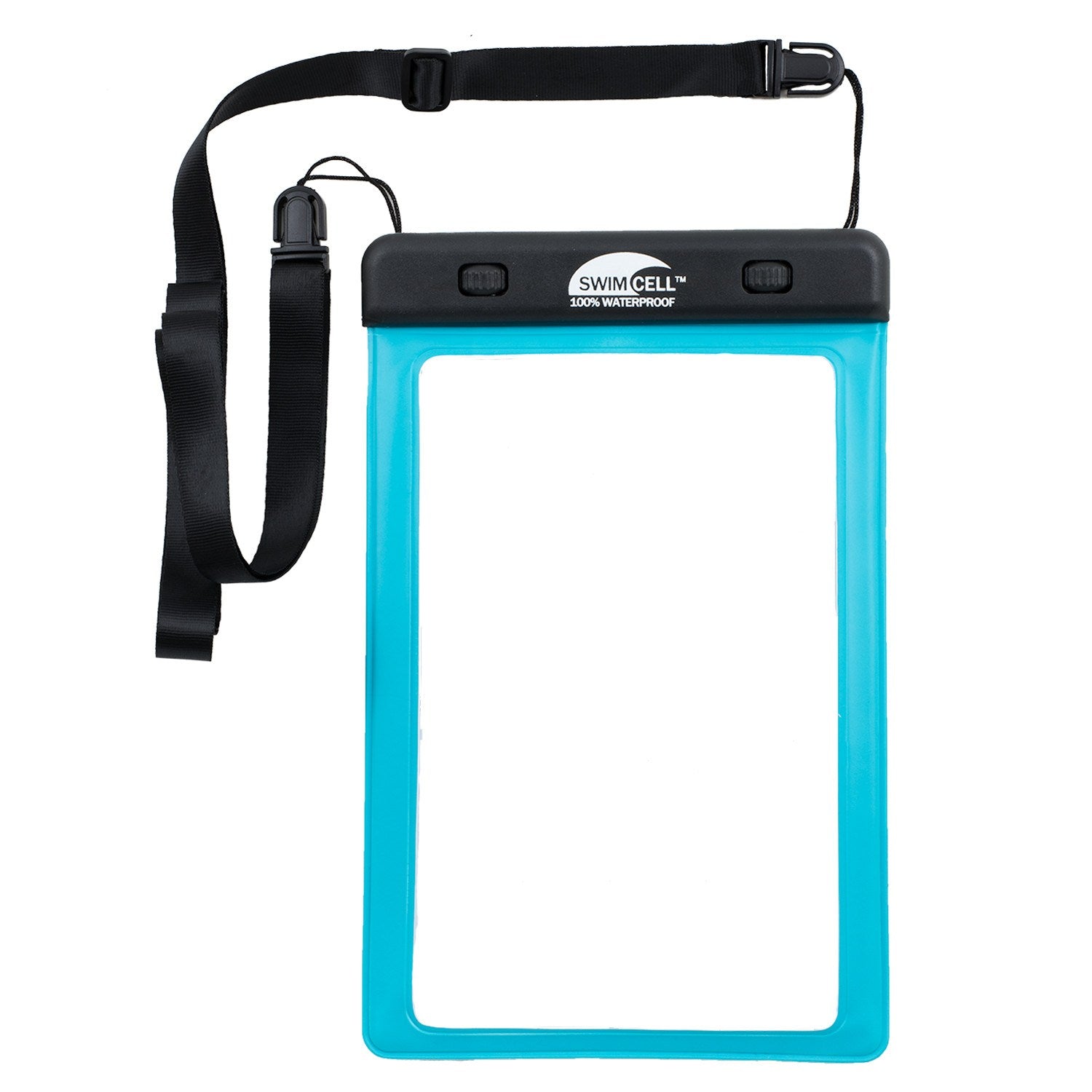 SwimCell Small Blue Tablet waterproof case windows