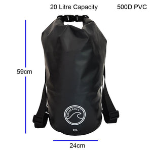 SwimCell 20l dry bag dimensions