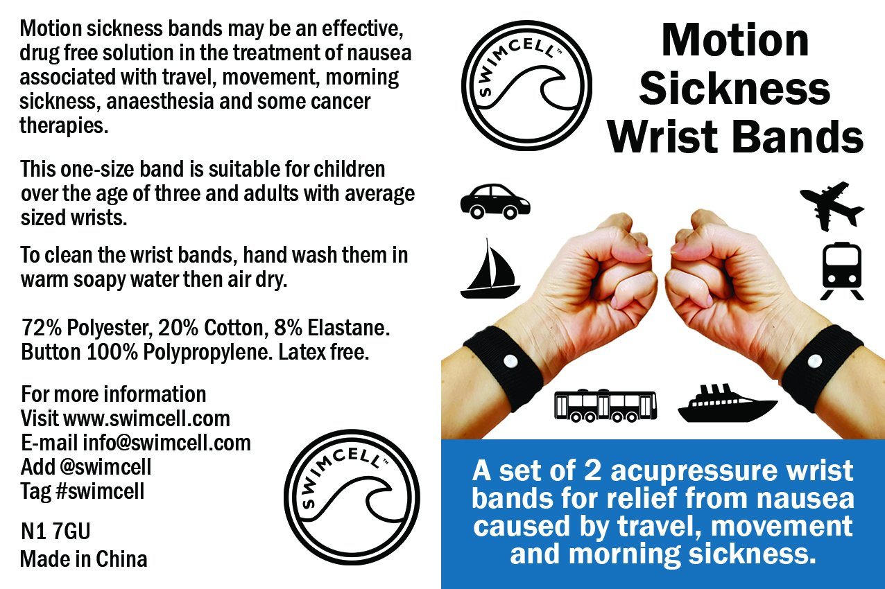 swimcell motion sickness wristband instructions for adults 