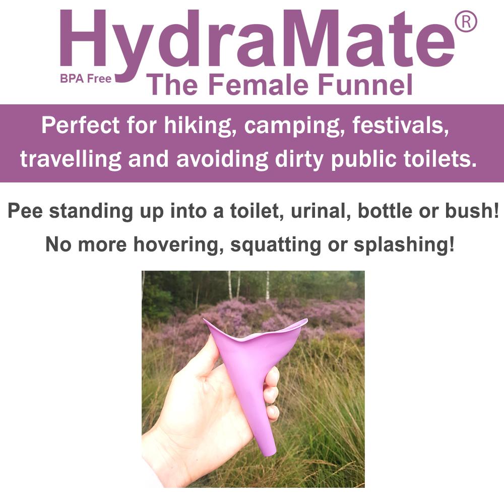 HydraMate she wee funnel urinal for women