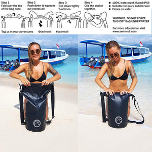 swimcell 20l dry bag how to use