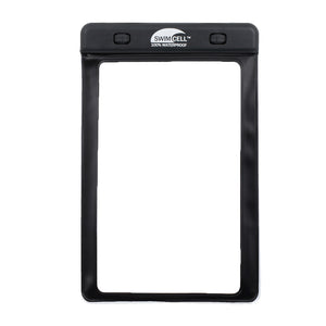 SwimCell Small Black Tablet waterproof case windows