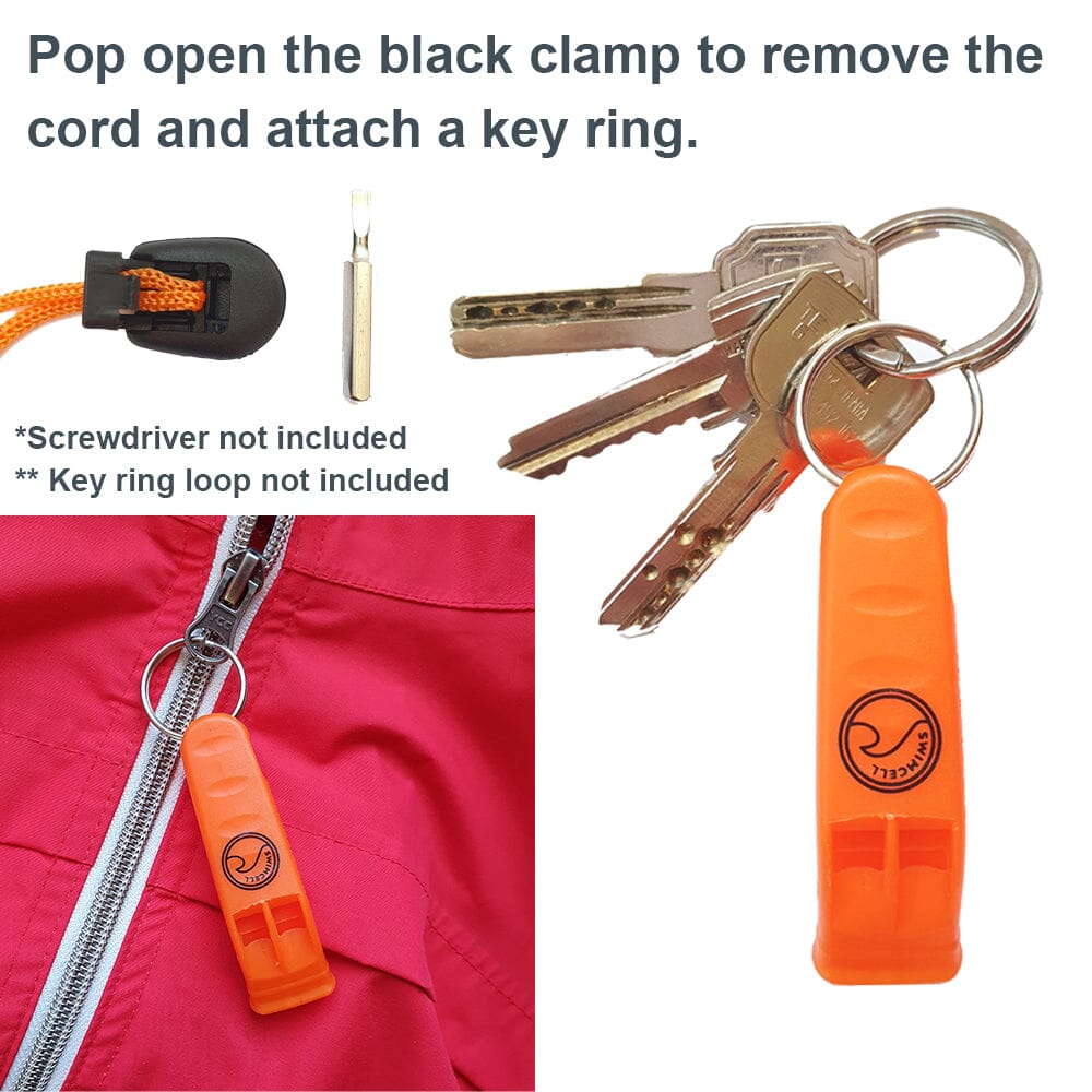 SwimCell Emergency Whistle For Hiking Extra Loud