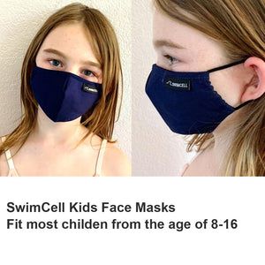 best kids cotton face mask 3 layers swimcell