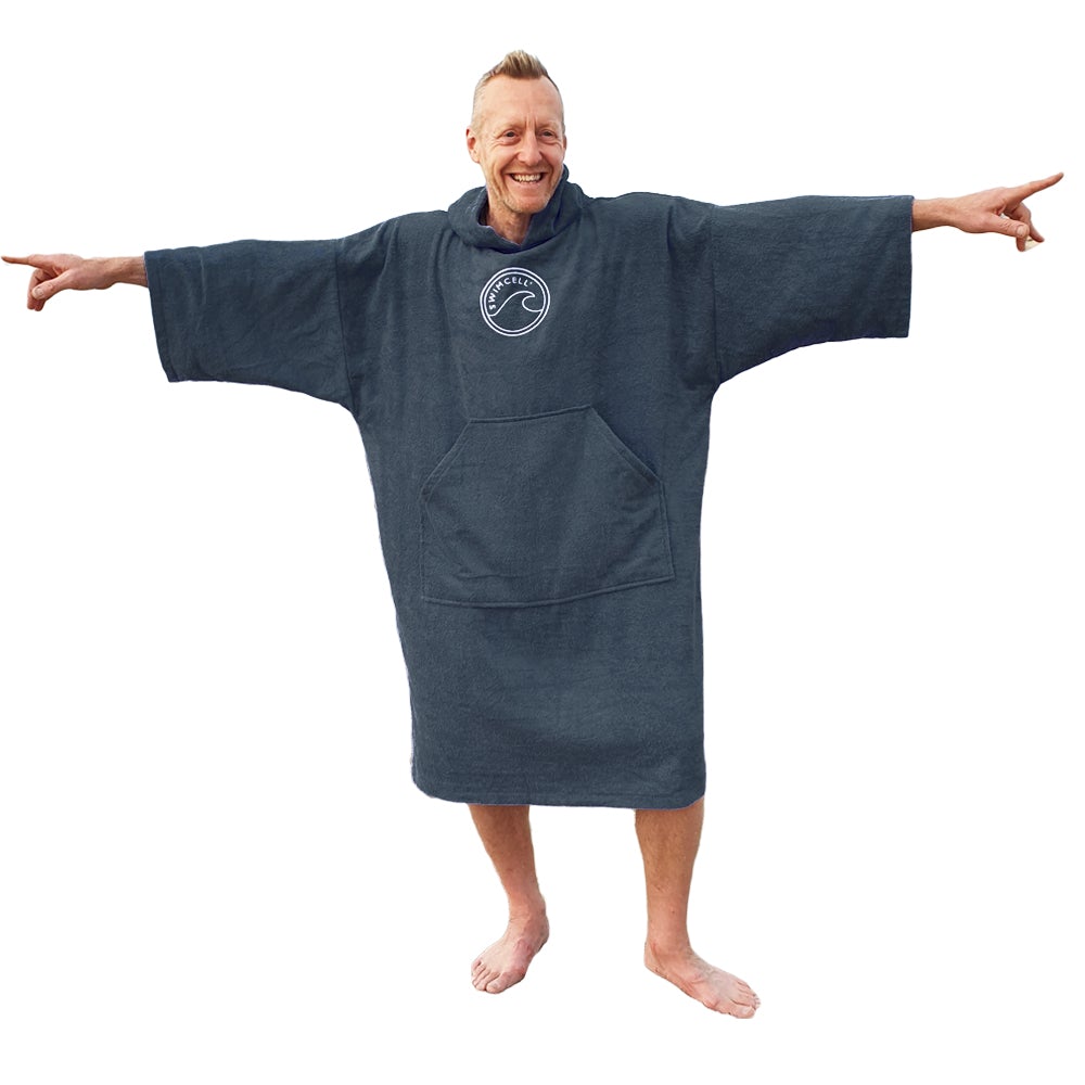 Changing Robe Towel. 100 Cotton Long Sleeves. SwimCell
