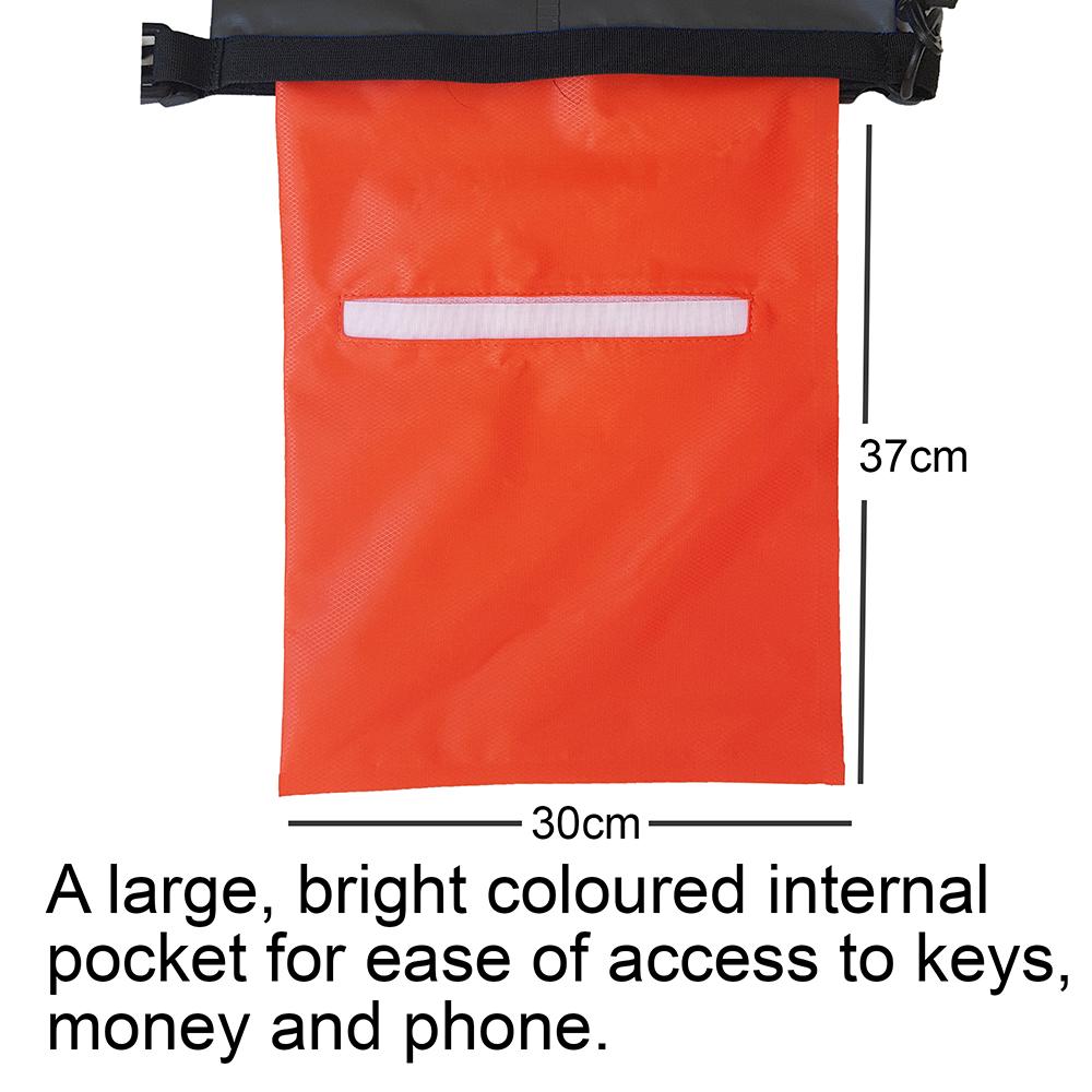 SwimCell dry bag pocket orange