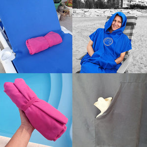 SwimCell Microfibre 2 in 1 changing robe towel open water swimming