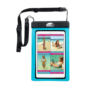 SwimCell Small Blue Tablet waterproof case