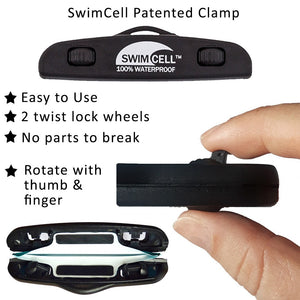 SwimCell Waterproof Case Patented Clamp