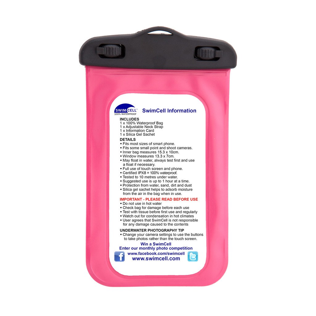 Waterproof Case For iPhone and Android Standard Size Phones