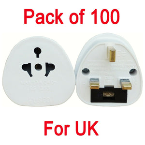 Travel Adapter Plugs For UK, Europe and USA