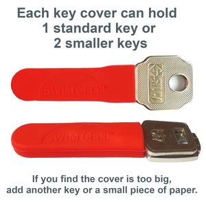 key cover for identifying keys sheath blade