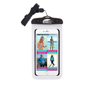 SwimCell Waterproof phone case white